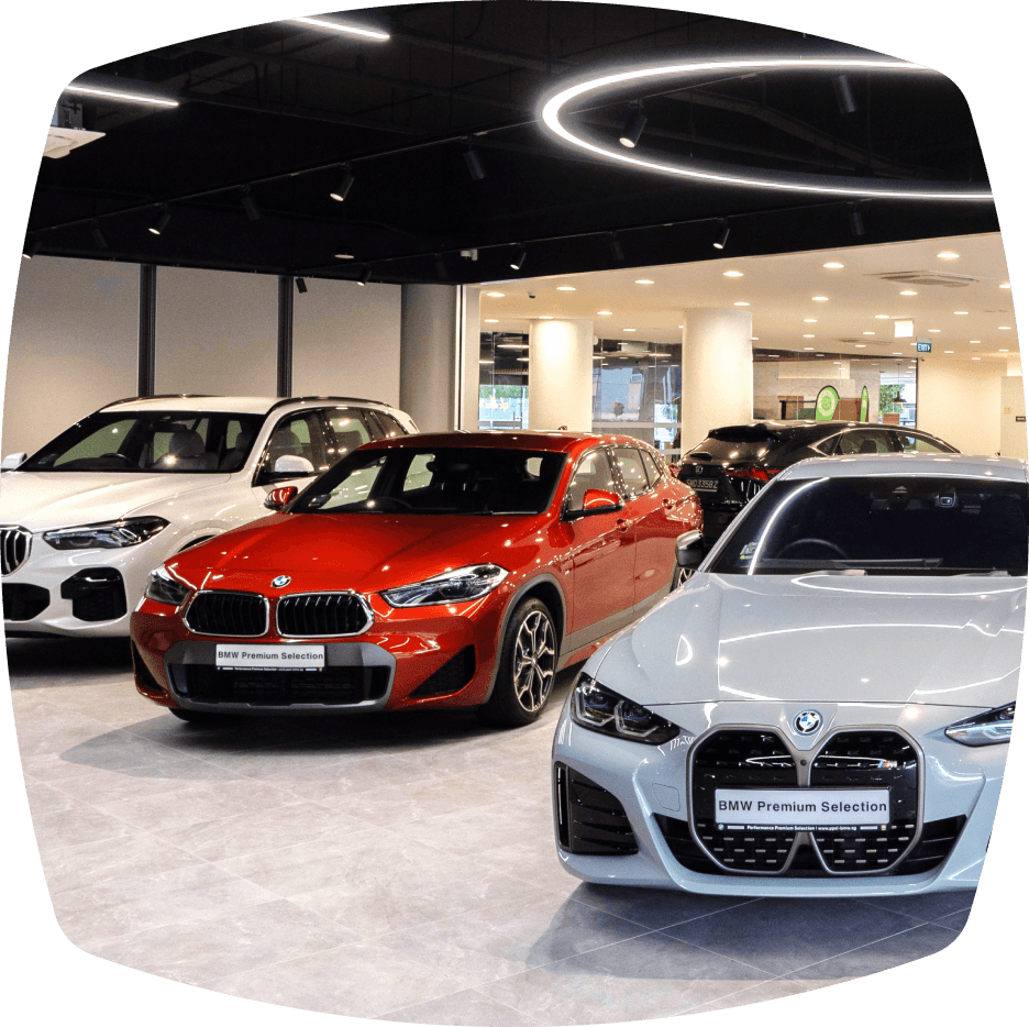Used cars showroom